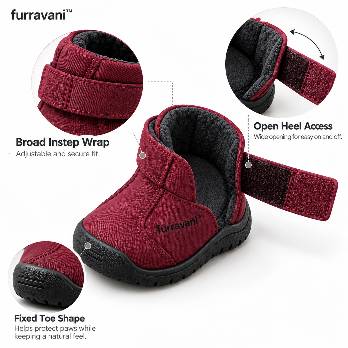 furravani™ Open Heel Boots