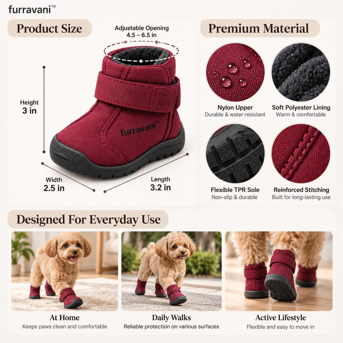 furravani™ Open Heel Boots