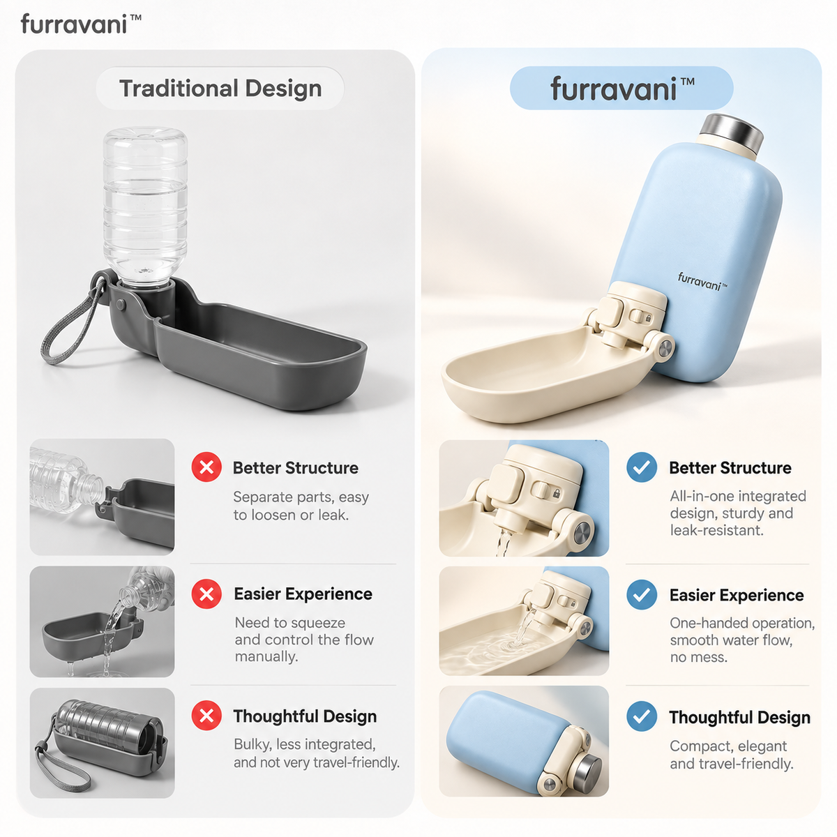 furravani™ Foldout Water Bottle
