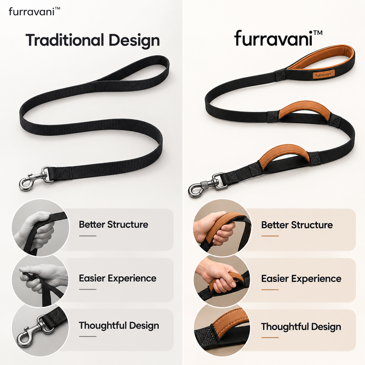 furravani™ Multi Grip Leash