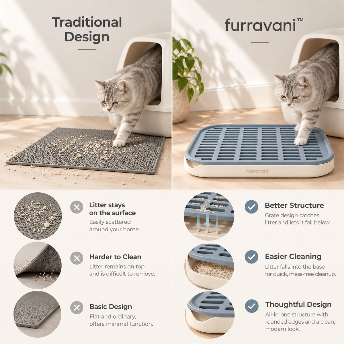 furravani™ Litter Landing Tray