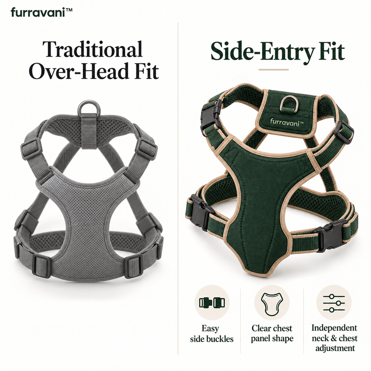 furravani™ Side-Entry Harness