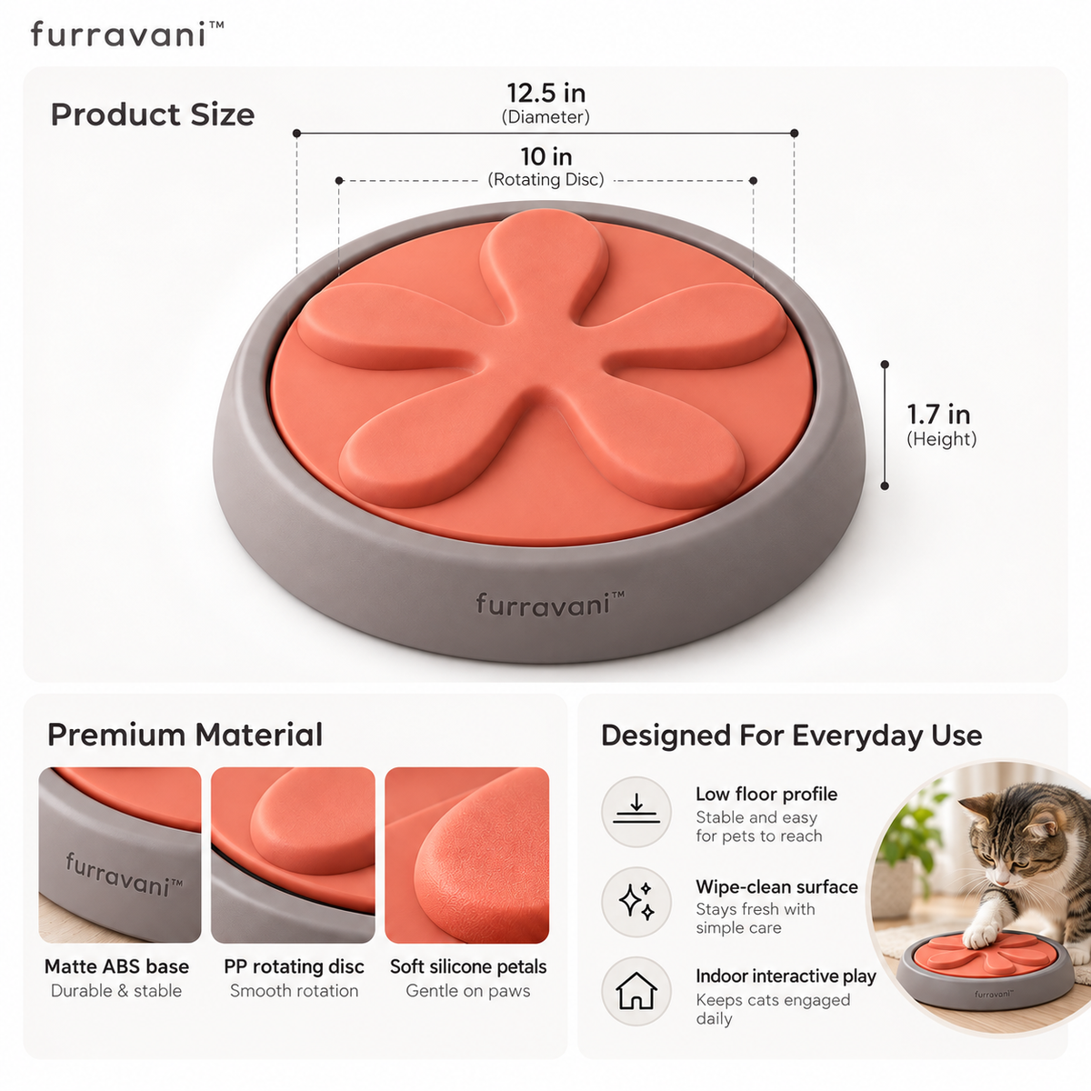 furravani™ Petal Play Wheel